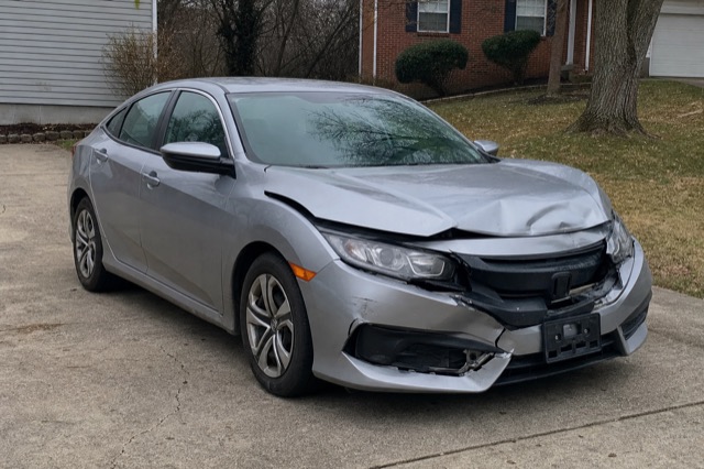 2016 Honda Civic LX — front-end damage
